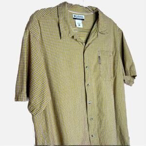 Columbia Button Down Casual Cotton Plaid Shirt